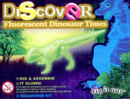 Фигурки динозавров со свечением